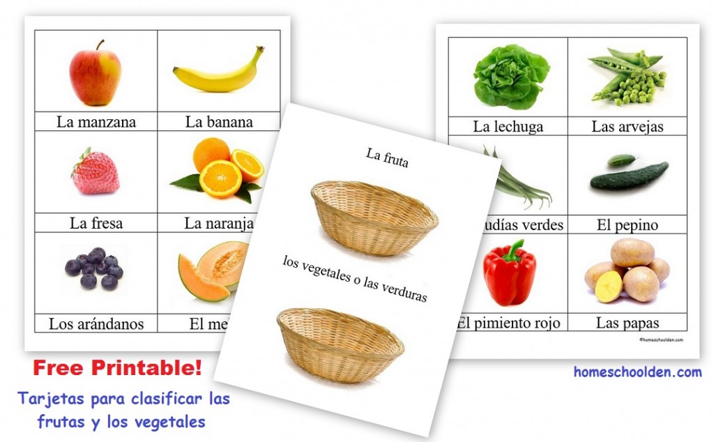 spanish-word-cards-fruits-vegetables-las-frutas-y-los-vegetales