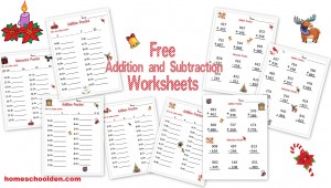 addition-subtraction-worksheets-holiday-free