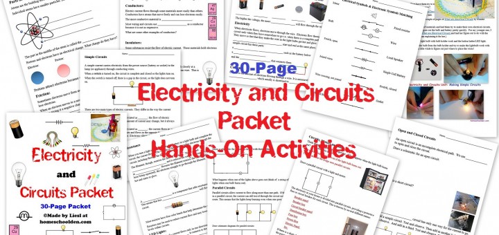 Electricity and Circuits Worksheets and Activities
