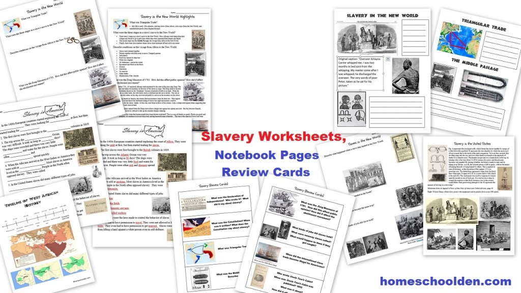 slavery-worksheets