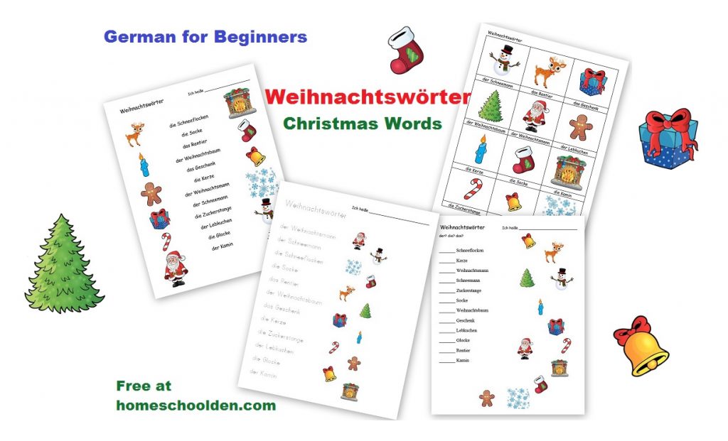 holiday homework in german