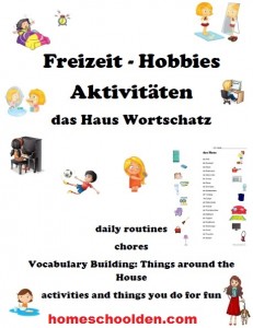 German Worksheets Hobbies Activities Freizeit