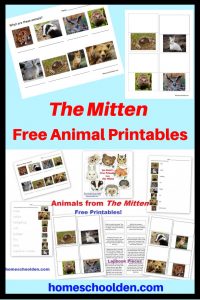 The Mitten - Free Animal Printables