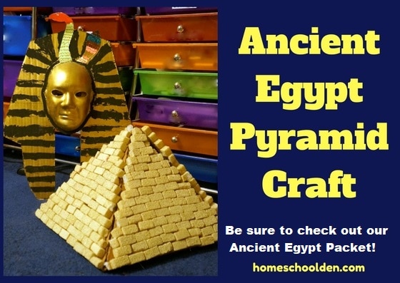 Ancient Egypt Pyramid and Death Mask Crafts