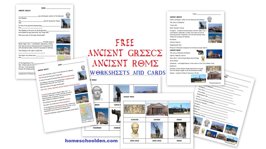 Ancient-Greece-Ancient-Rome-Worksheets-Cards