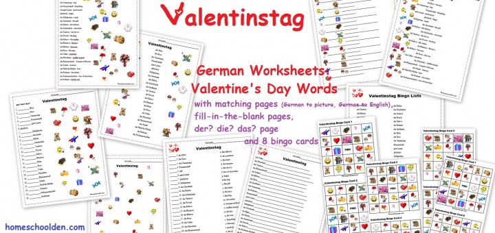 Valentinstag - German Worksheets