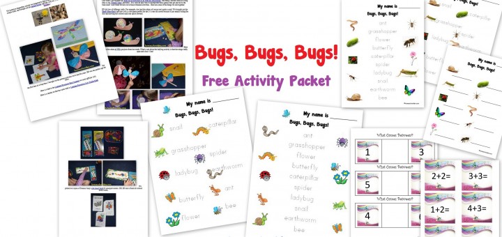 bugs worksheets activities PreK