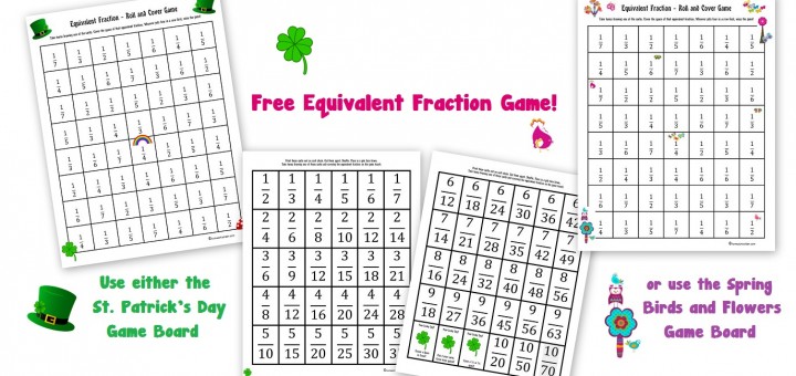 Free Equivalent Fraction Game