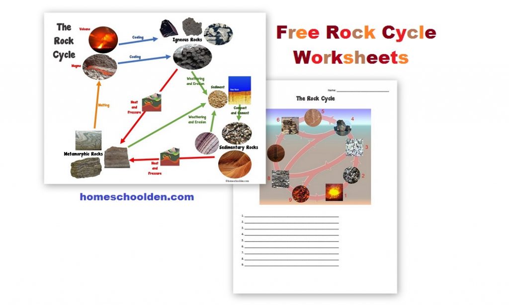 Rock Cycle Worksheets - Free