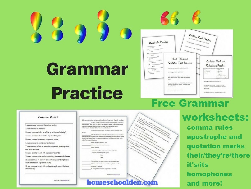 Grammar Practice-worksheets-free