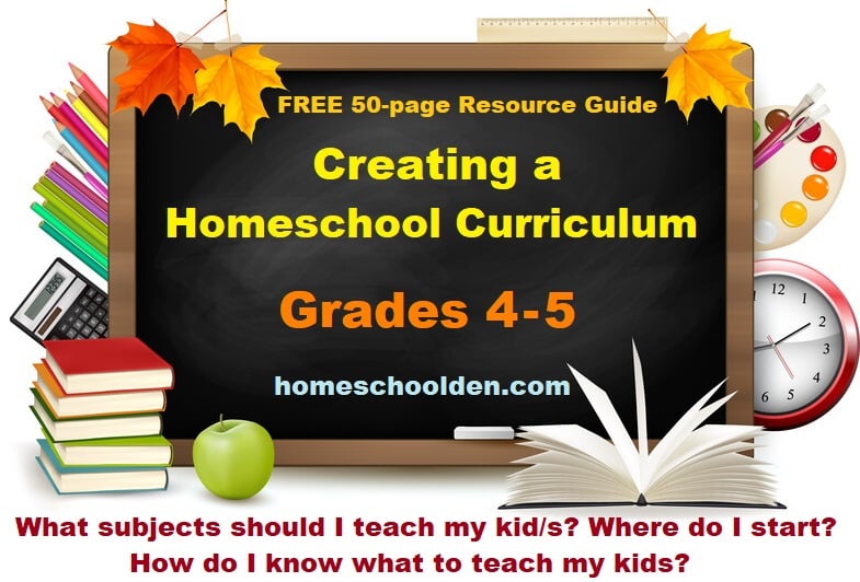 Homeschool Curriculum Grade 4 - Grade 5