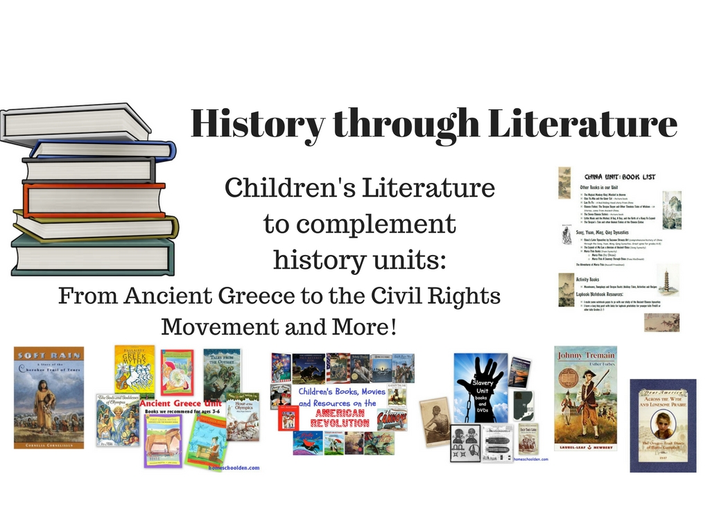 History through Literature - Book Lists for Elementary
