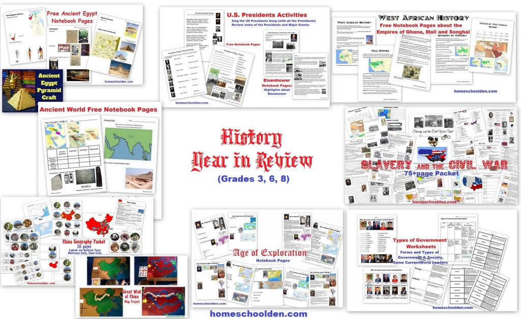 History Homeschool Year in Review
