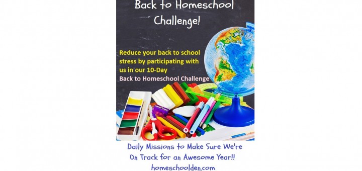Back to Homeschool Challenge