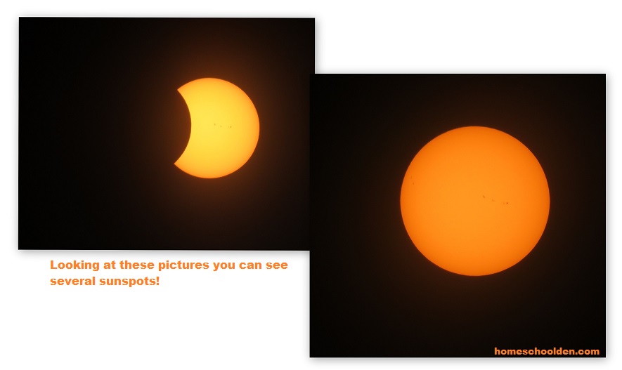 Eclipse-Sun Spots