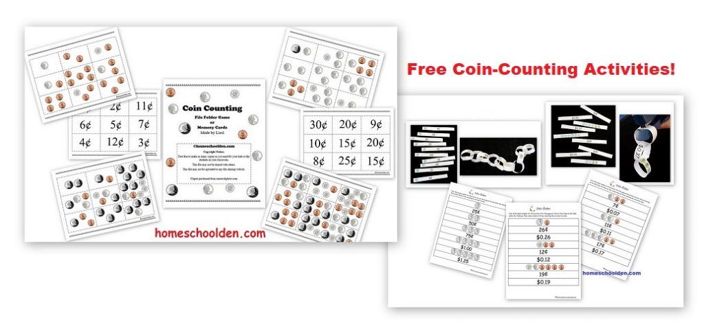 Free Coin Counting Printables
