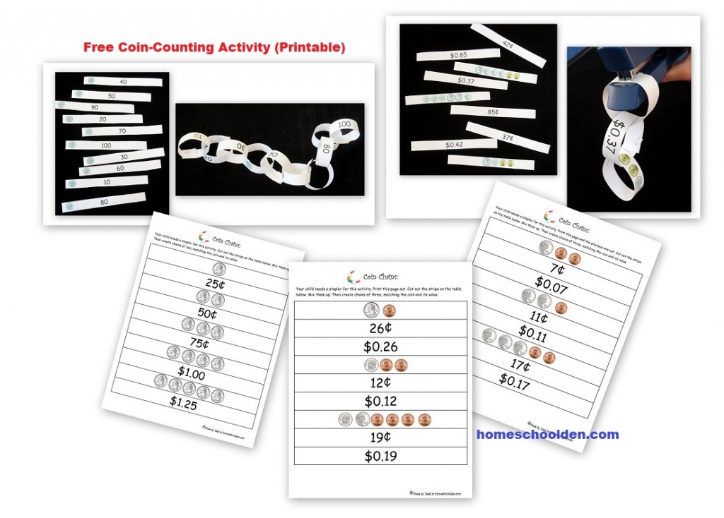coin counting activity