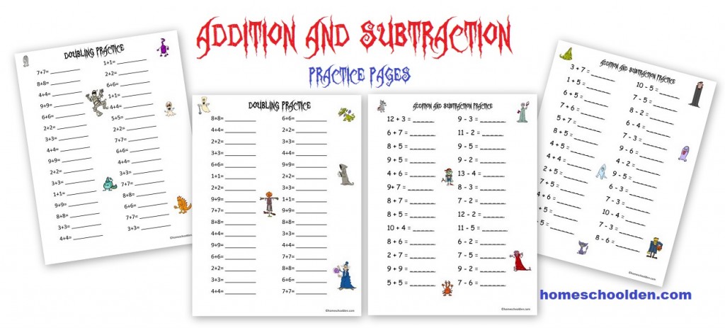 Halloween-Addition-Subtraction-Pages