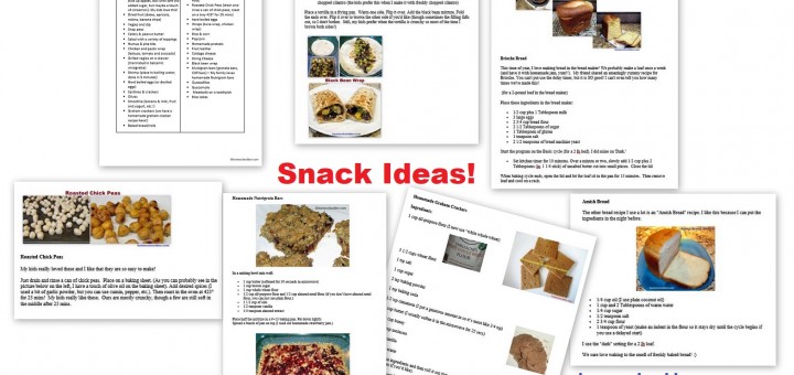 Hearlthy Snack List for Kids