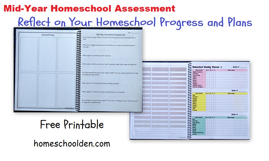 Mid-Year Homeschool Assessment - Reflect-Evaluate