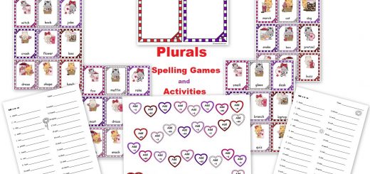 Plurals Spelling Games and Activities