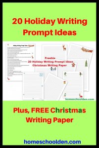 20 Holiday Writing Prompt Ideas - Free Christmas Writing Paper