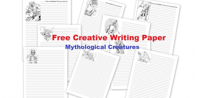 Free Creative Writing Paper - Mythological Creatures