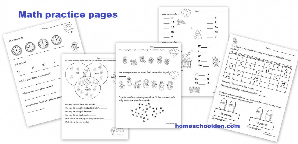 Math-Practice-Pages