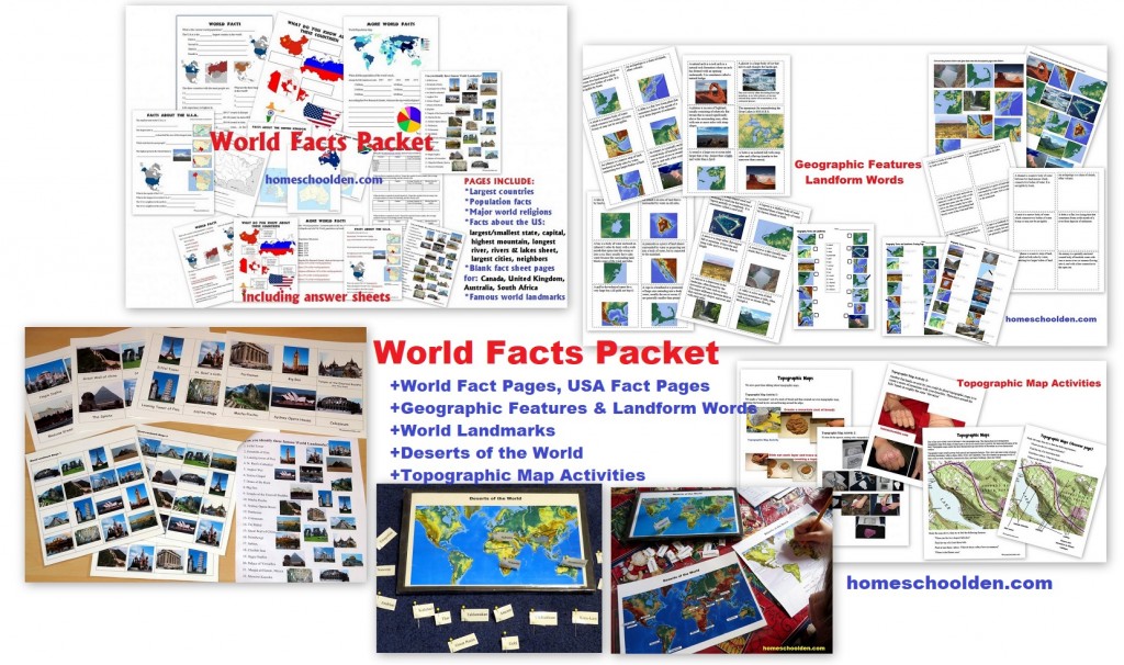 World Fact Packet - Geographic Features Materials