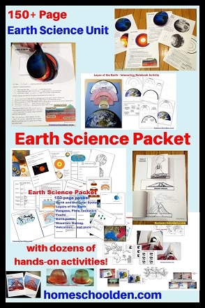 Earth Science Packet - Layers of the Earth Plate Tectonics Earthquakes Volcanoes and More