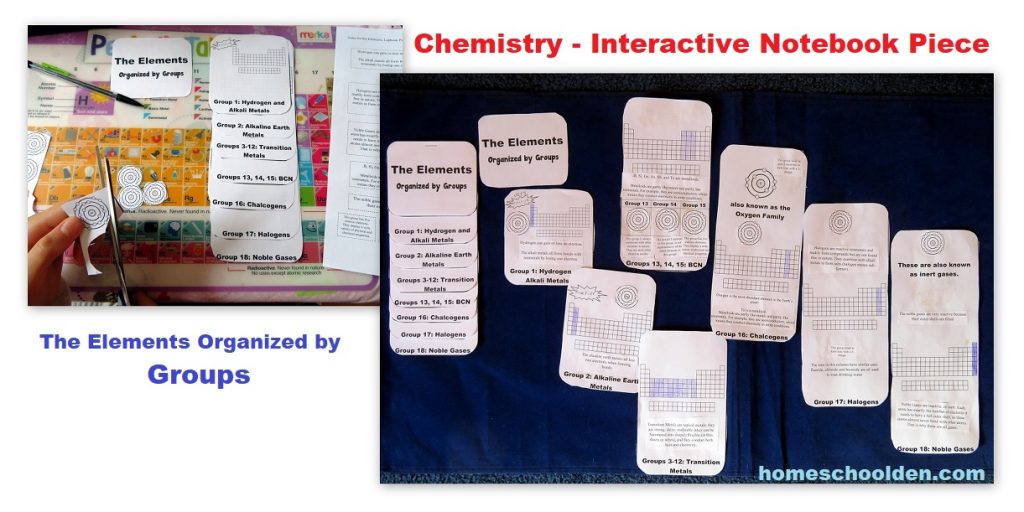 Chemistry Interactive Notebook PIece - Groups of the Periodic Table