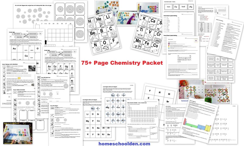 Chemistry Unit - Worksheets Chemistry Cards Interactive Notebook Piece and more