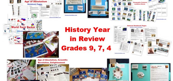 Homeschool History Year in Review