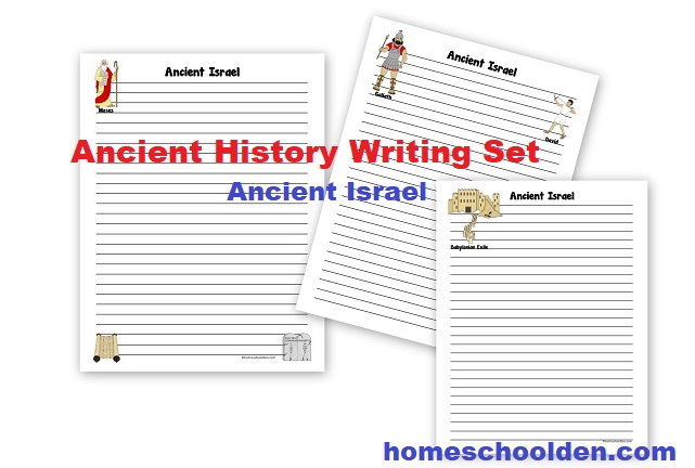 Ancient History Writing Set - Ancient Israel