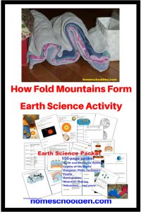 How fold mountains form - Earth Science Activity