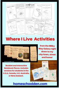 Where I Live Activities - Booklet and Interactive Notebook Activity