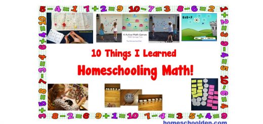 10 Things I Learned Homeschooling Math