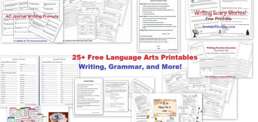 25+ Free Grammar and Writing Worksheets and Printables