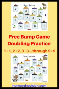 Free Bump Game - Doubling 1+1 through 9+9