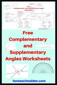 Free Complementary and Supplementary Angles Worksheets