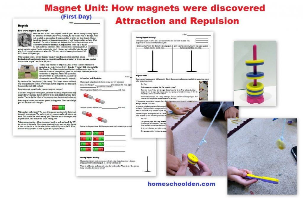 Magnet Unit - Attraction and Repulsion Activities
