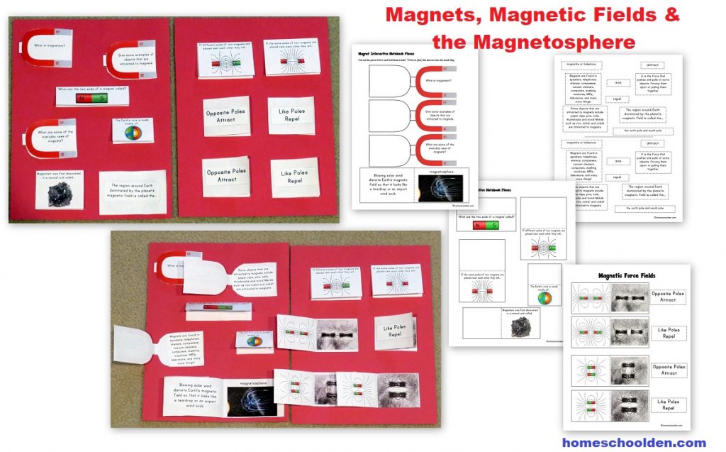 Magnets Magnetic Fields Magnetosphere - Interactive Notebook Activity