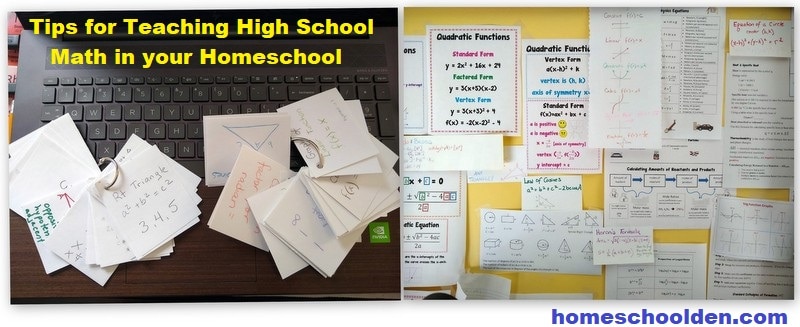Tips for Teaching High School Math in your Homeschool
