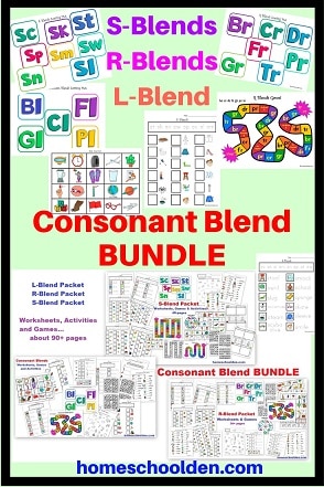 Consonant Blend BUNDLE - S-Blend R-Blend L-Blend Word Sorts and Activities