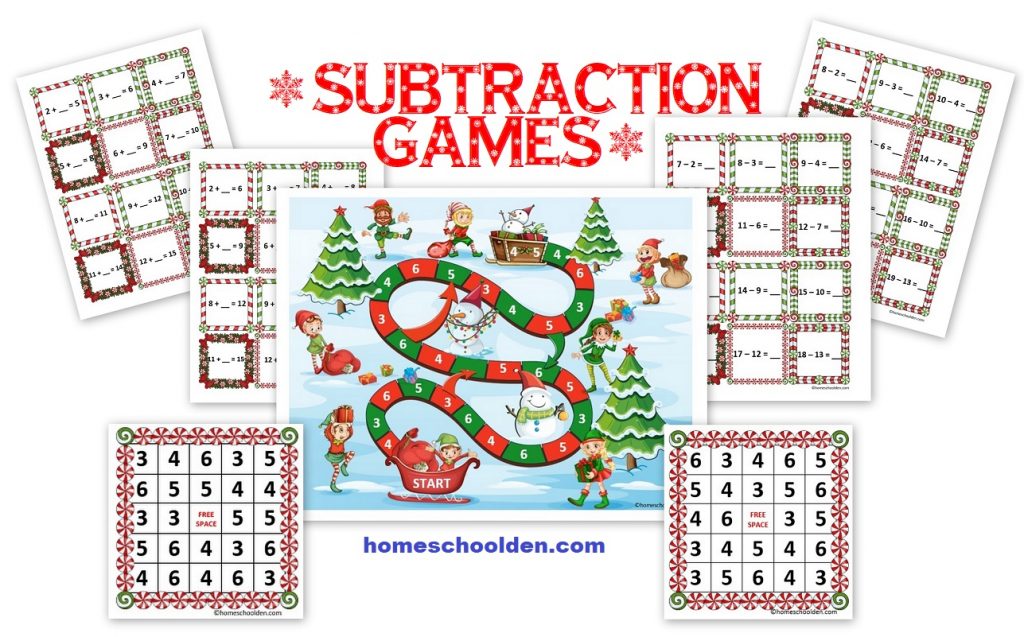 Christmas Subtraction Games