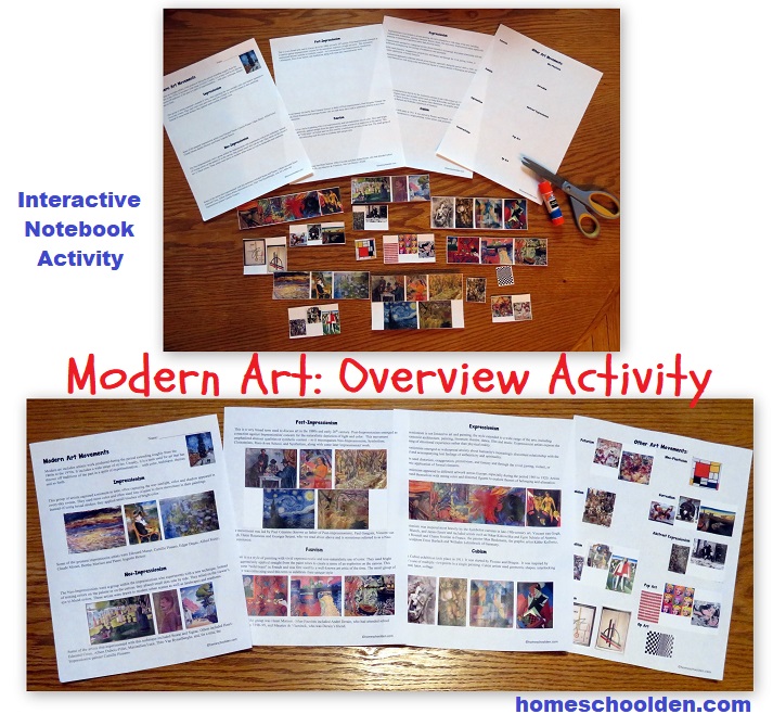 Modern Art Overview Activity