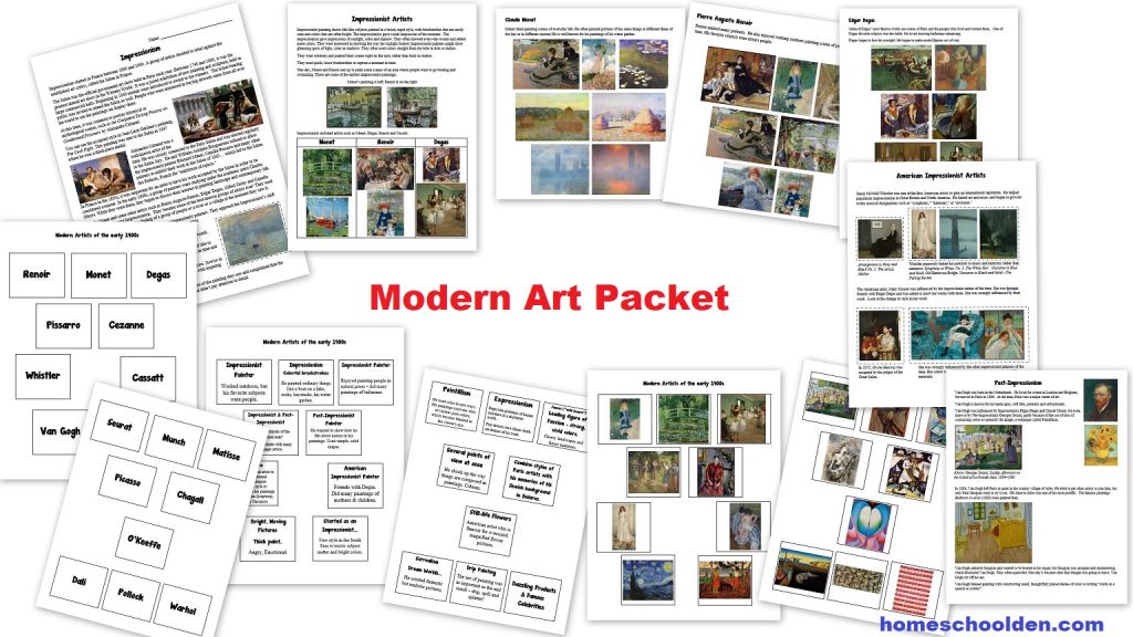 Modern Art Packet