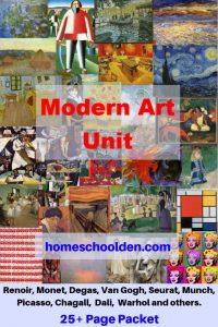 Modern Art Unit - Impressionism, Post-Impressionism and More
