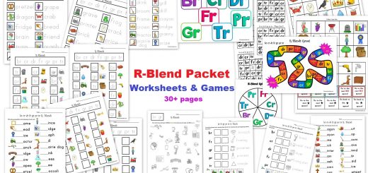 R-Blend Worksheets and Games