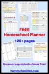 Free Homeschool Planner - 20-page Update Added! - Homeschool Den